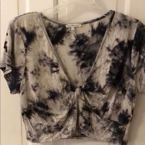 Soft tie dye crop top